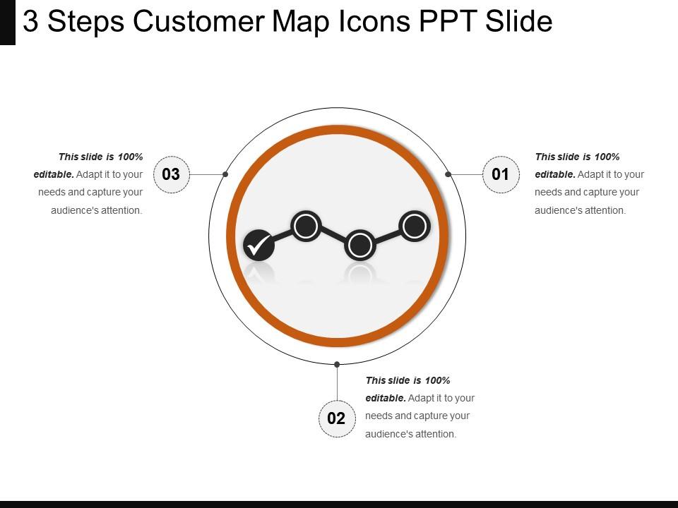3_steps_customer_map_icons_ppt_slide_Slide01