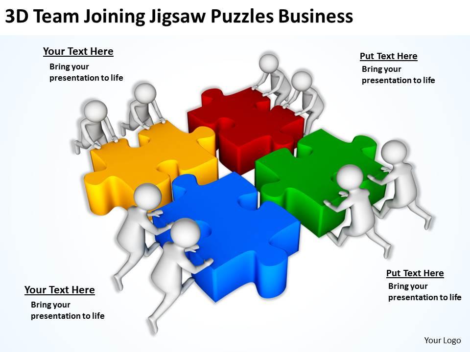 3d_team_joining_jigsaw_puzzles_business_ppt_graphics_icons_powerpoint_Slide01