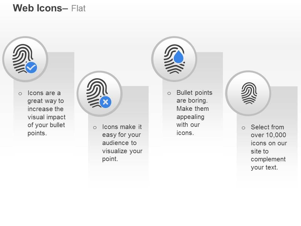 accepted_rejected_damaged_fingerprints_ppt_icons_graphics_Slide01