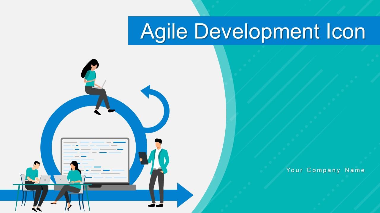 Agile Development Icon Powerpoint Ppt Template Bundles