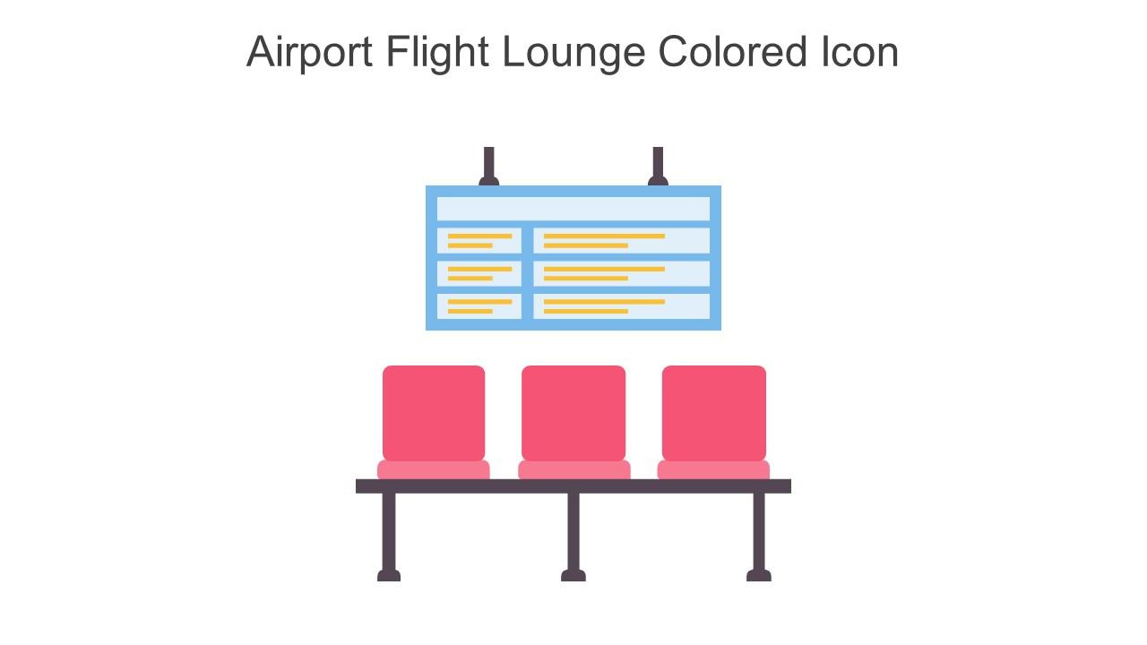 Airport Flight Lounge Colored Icon In Powerpoint Pptx Png And Editable Eps Format