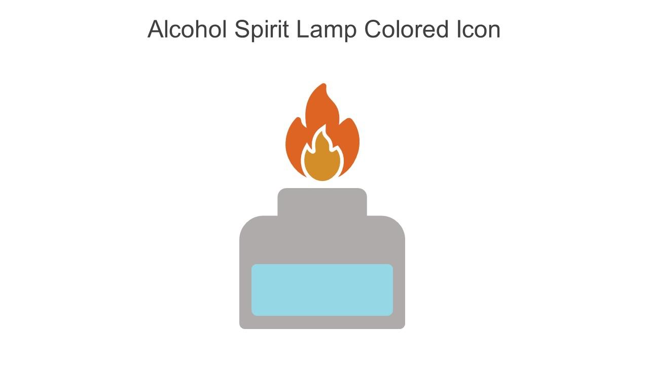 Alcohol Spirit Lamp Colored Icon In Powerpoint Pptx Png And Editable Eps Format