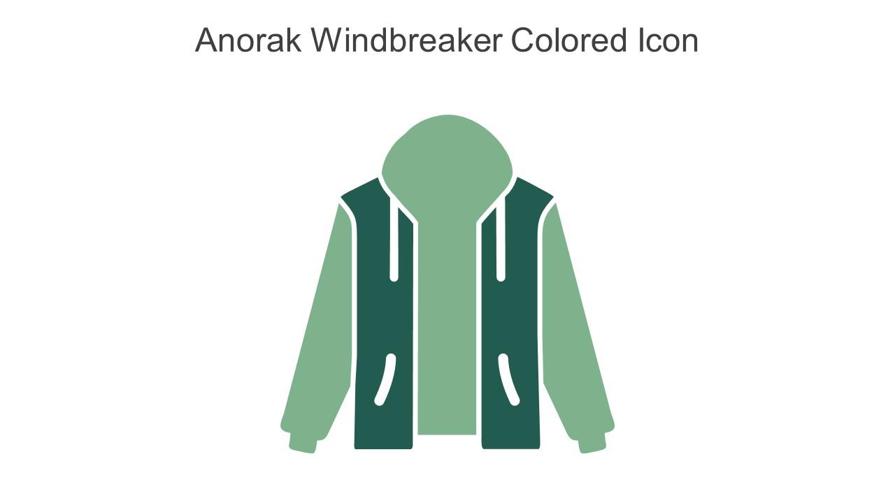 Anorak Windbreaker Colored Icon In Powerpoint Pptx Png And Editable Eps Format