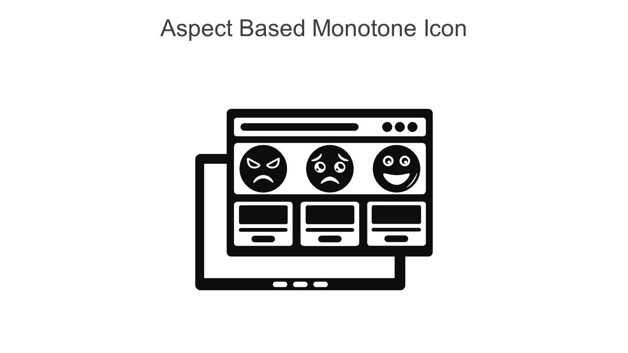 Aspect Based Monotone Icon In Powerpoint Pptx Png And Editable Eps Format