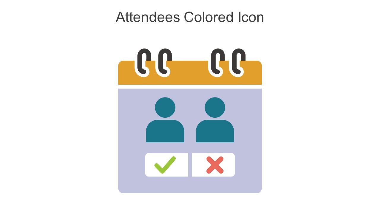 Attendees Colored Icon In Powerpoint Pptx Png And Editable Eps Format