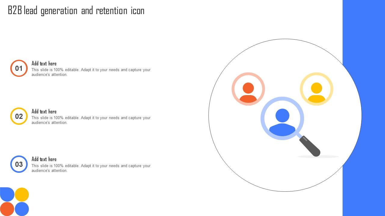 B2B Lead Generation And Retention Icon