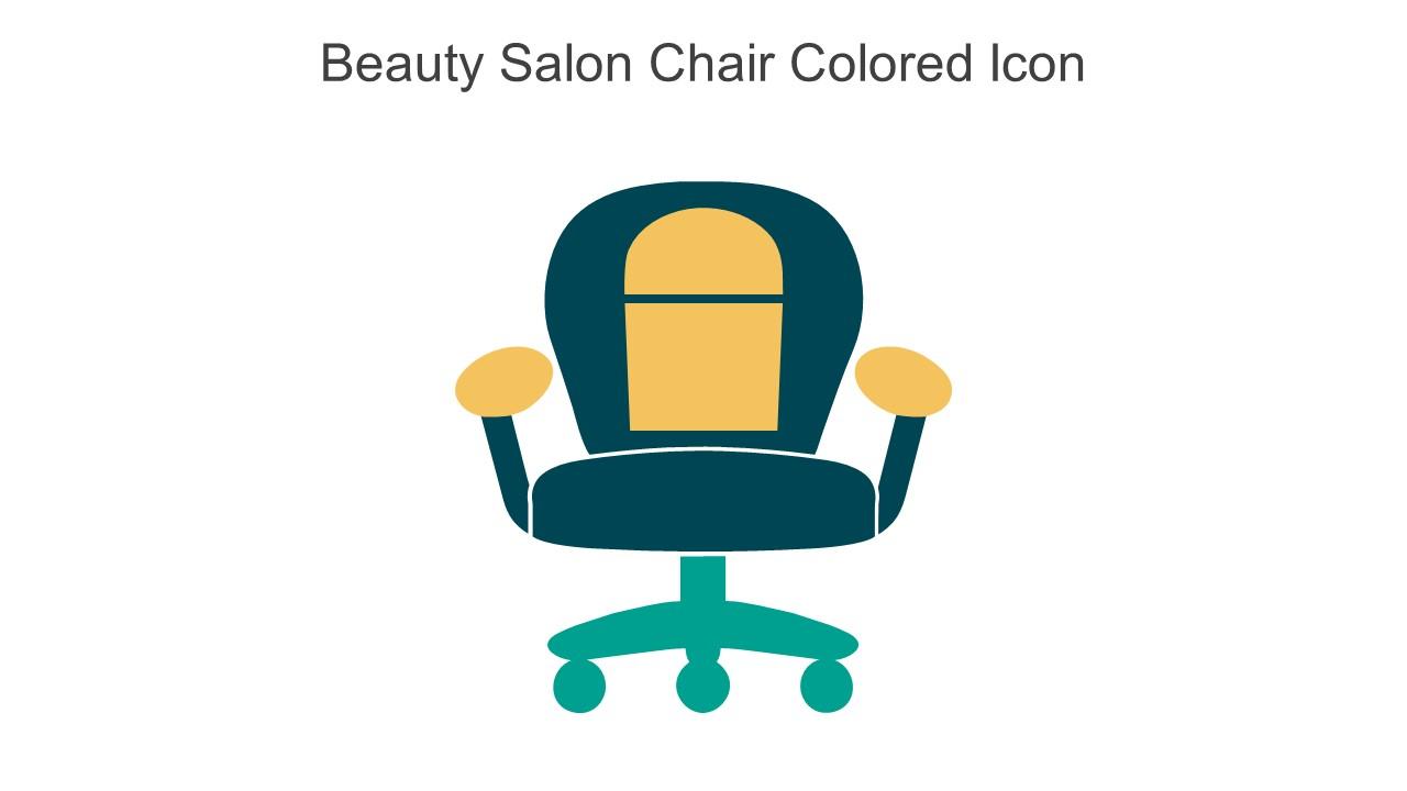 Beauty Salon Chair Colored Icon In Powerpoint Pptx Png And Editable Eps Format
