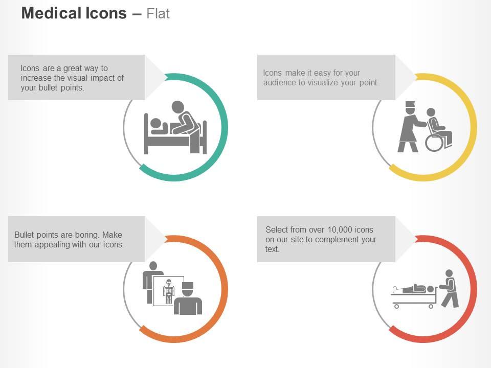 bed_wheel_chair_medical_treatment_ppt_icons_graphics_Slide01