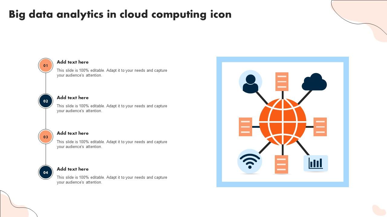 Big Data Analytics In Cloud Computing Icon