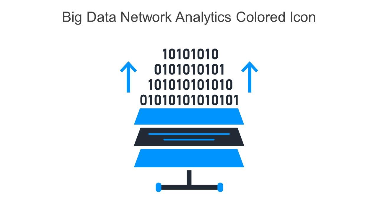 Big Data Network Analytics Colored Icon In Powerpoint Pptx Png And Editable Eps Format