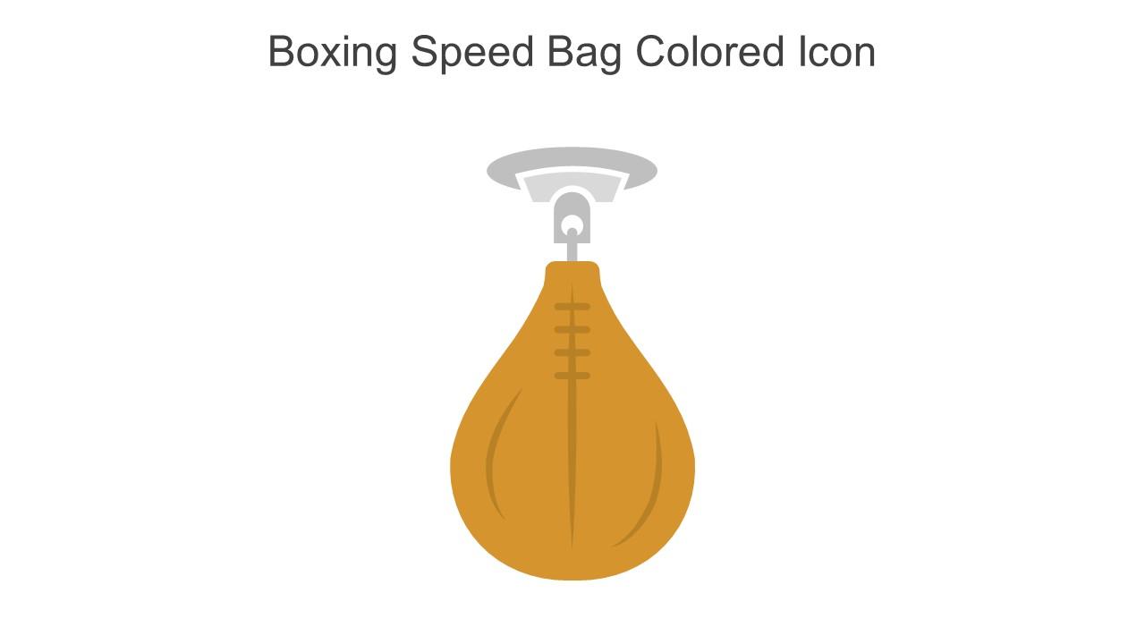 Boxing Speed Bag Colored Icon In Powerpoint Pptx Png And Editable Eps Format