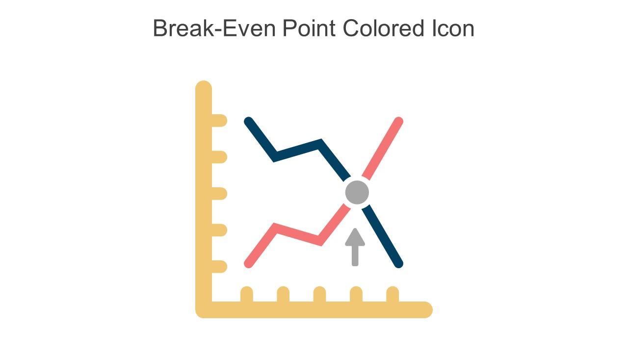 Break Even Point Colored Icon In Powerpoint Pptx Png And Editable Eps Format