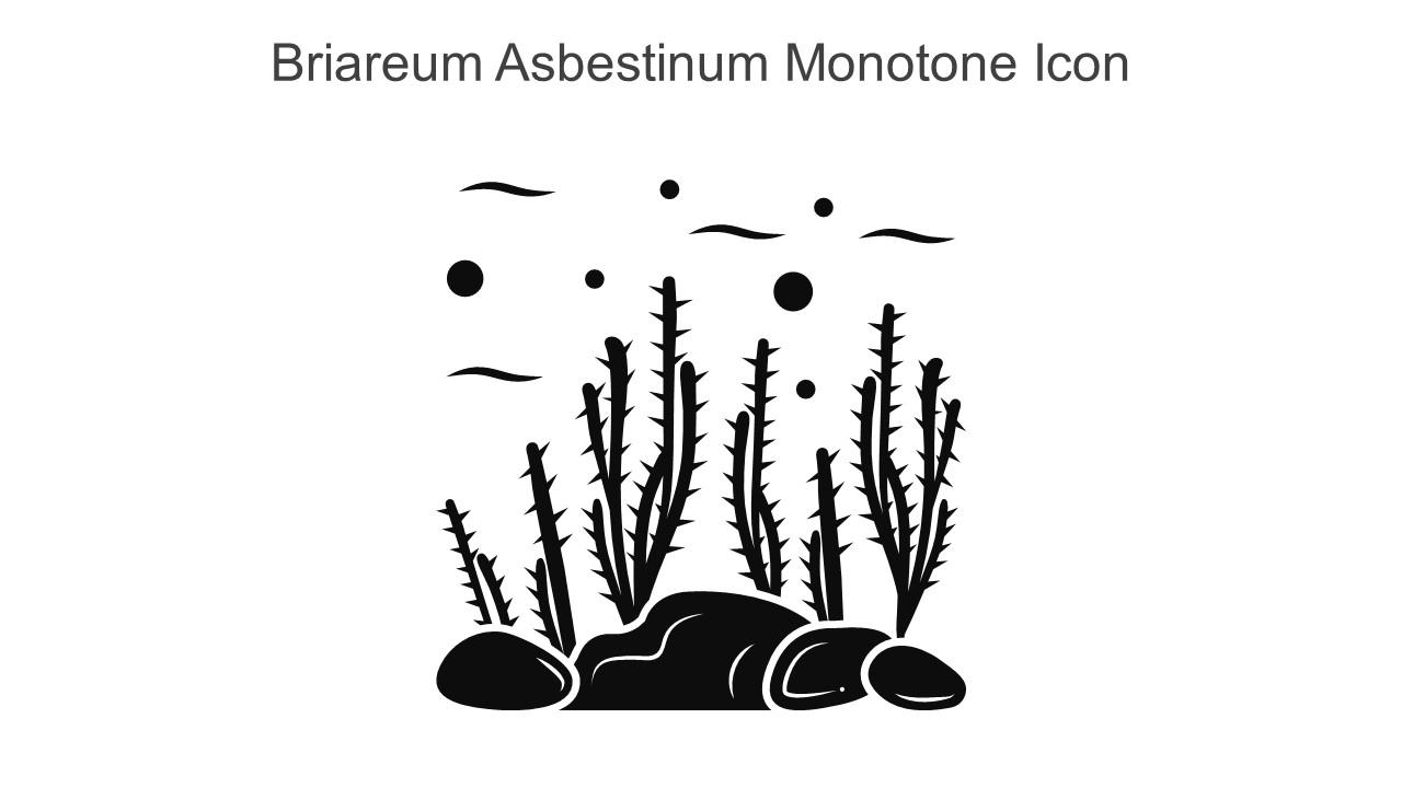 Briareum Asbestinum Monotone Icon In Powerpoint Pptx Png And Editable Eps Format