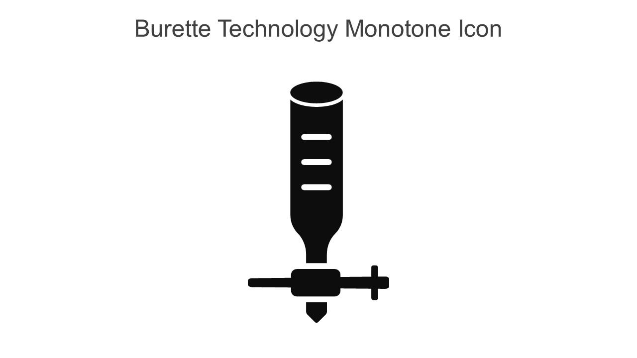 Burette Technology Monotone Icon In Powerpoint Pptx Png And Editable Eps Format