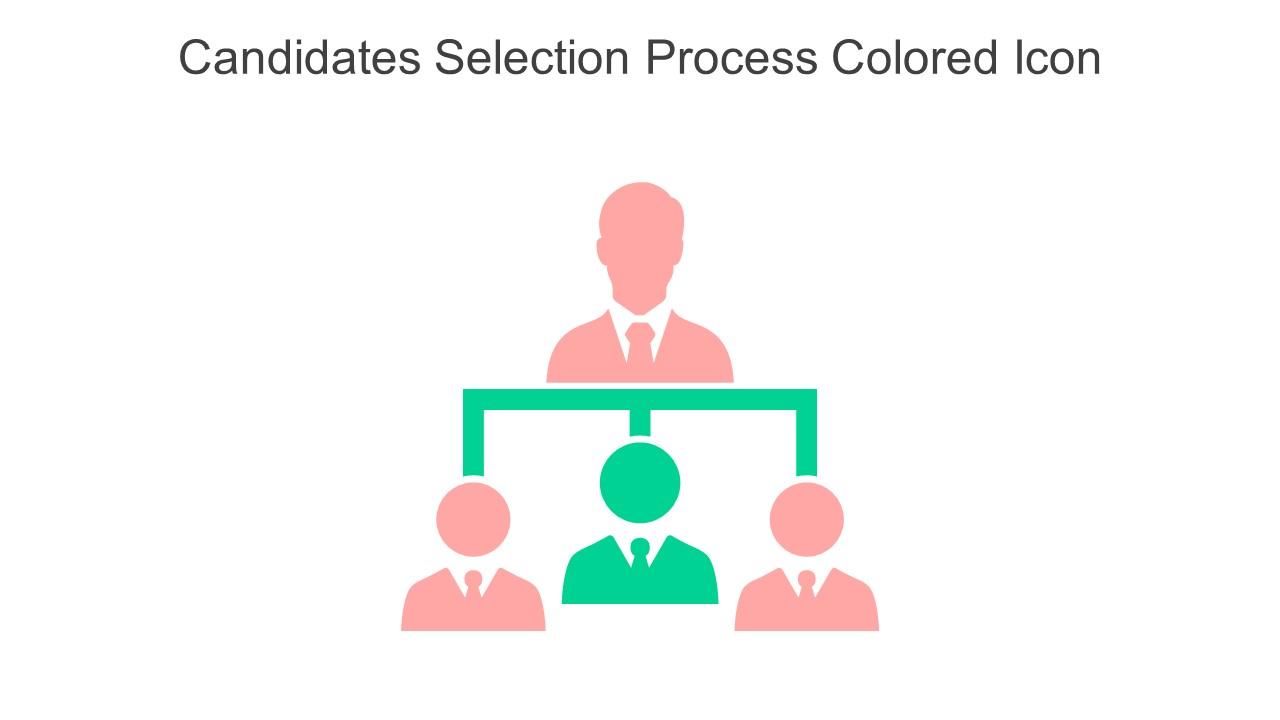 Candidates Selection Process Colored Icon In Powerpoint Pptx Png And Editable Eps Format