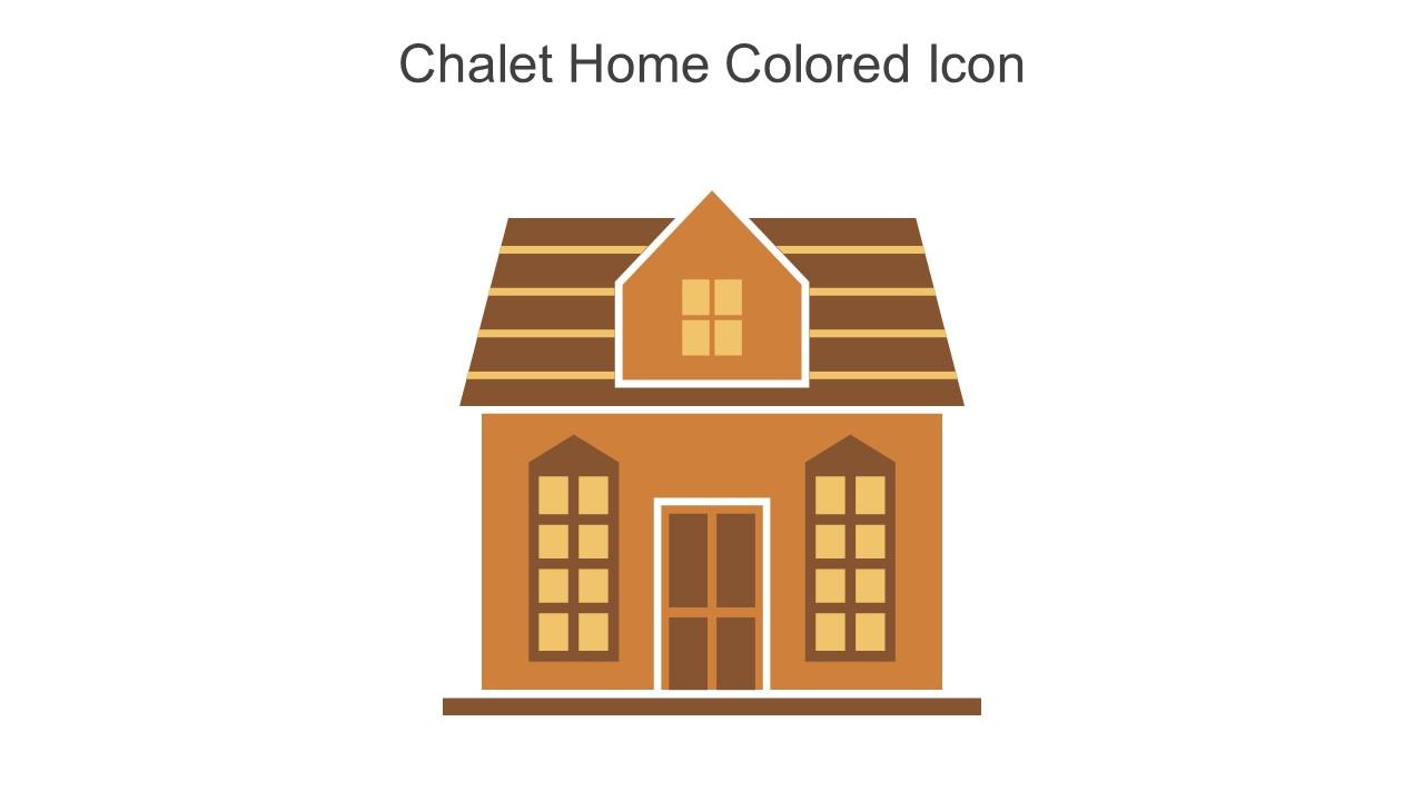 Chalet Home Colored Icon In Powerpoint Pptx Png And Editable Eps Format