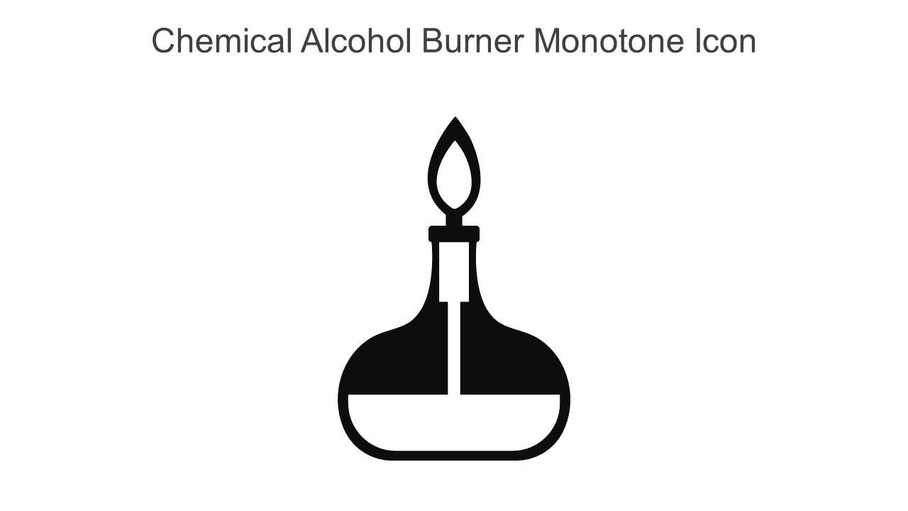 Chemical Alcohol Burner Monotone Icon In Powerpoint Pptx Png And Editable Eps Format