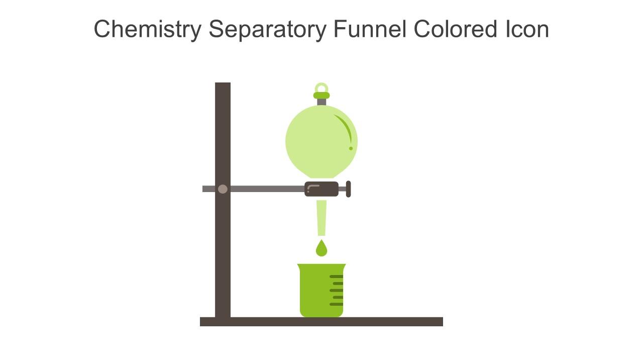 Chemistry Separatory Funnel Colored Icon In Powerpoint Pptx Png And Editable Eps Format
