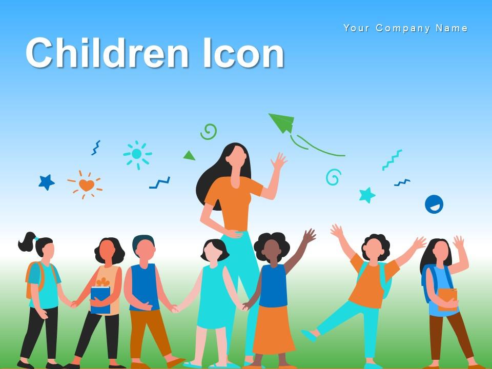 Children Icon Purpose Playing Outside Touching Picture Silhouette Jumping