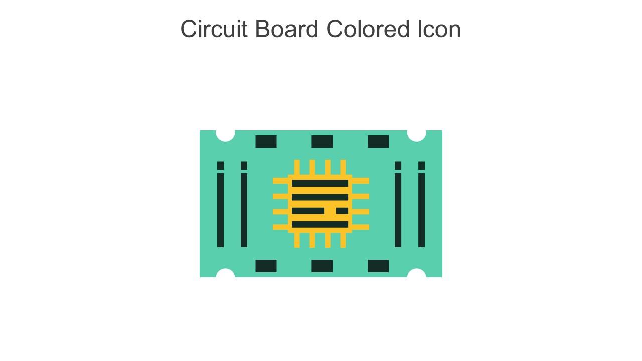 Circuit Board Colored Icon In Powerpoint Pptx Png And Editable Eps Format