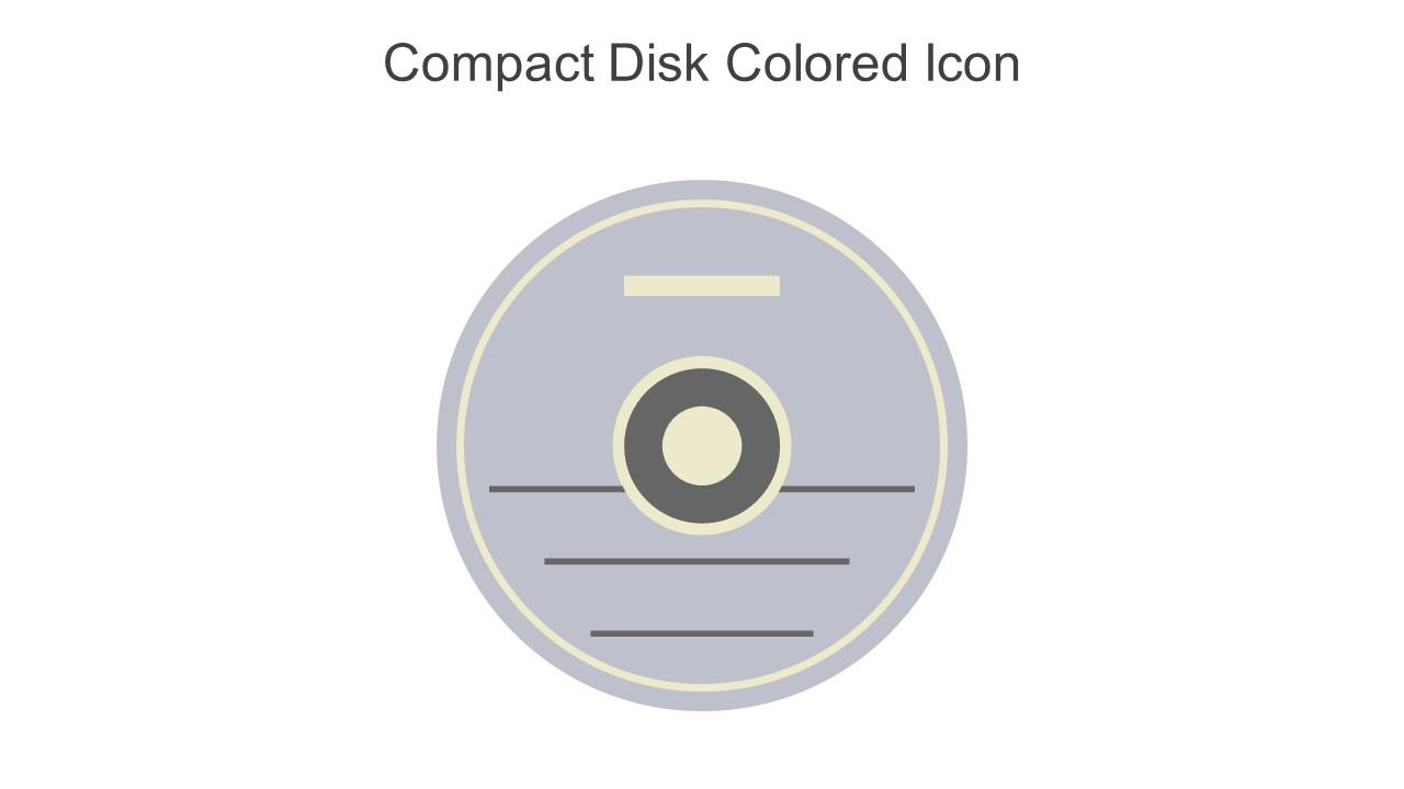 Compact Disk Colored Icon In Powerpoint Pptx Png And Editable Eps Format