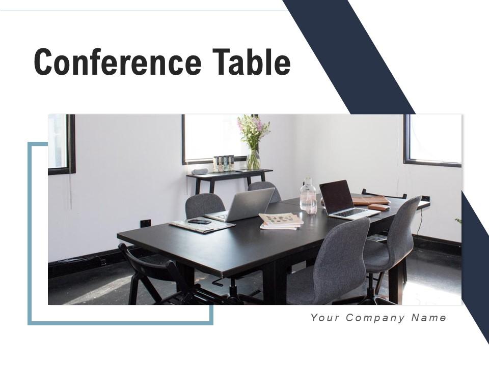 Conference Table Projector Various Chairs Wooden