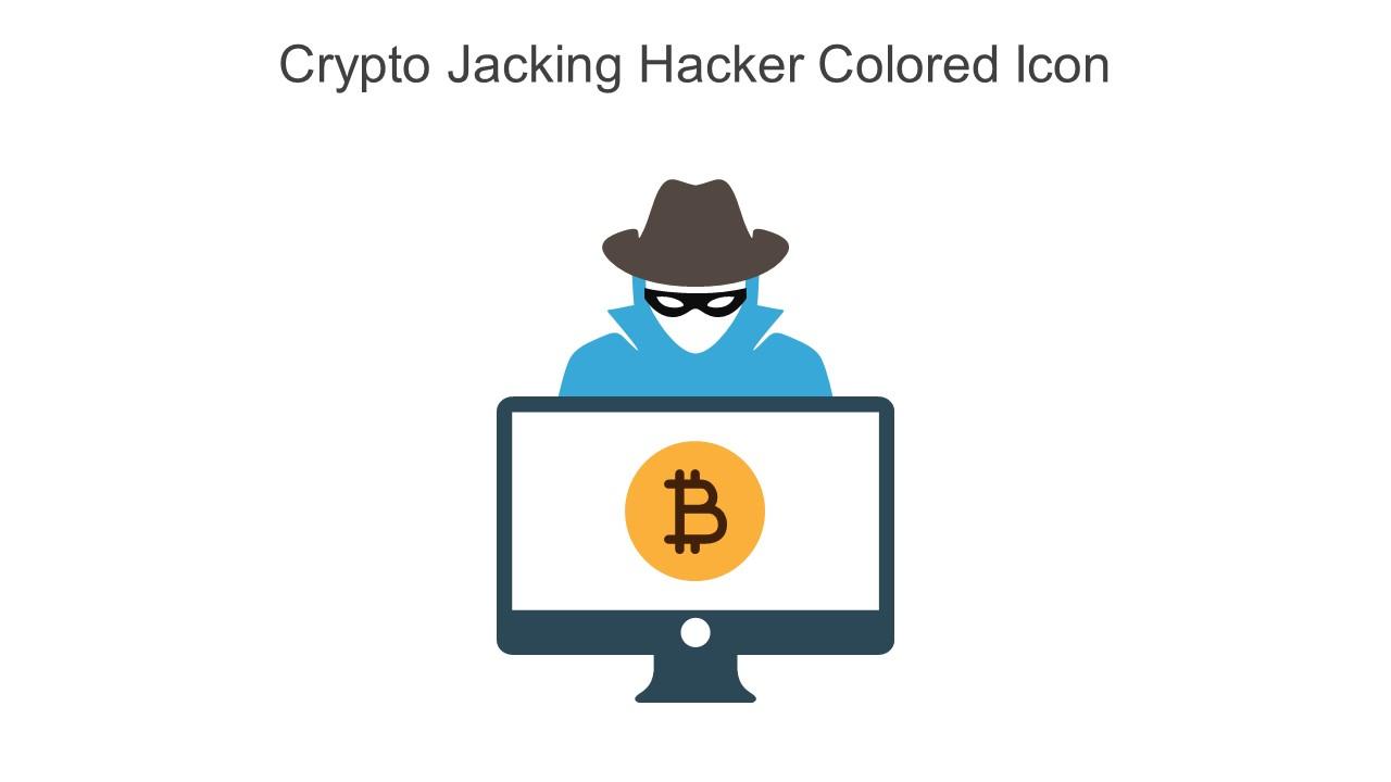 Crypto Jacking Hacker Colored Icon In Powerpoint Pptx Png And Editable Eps Format