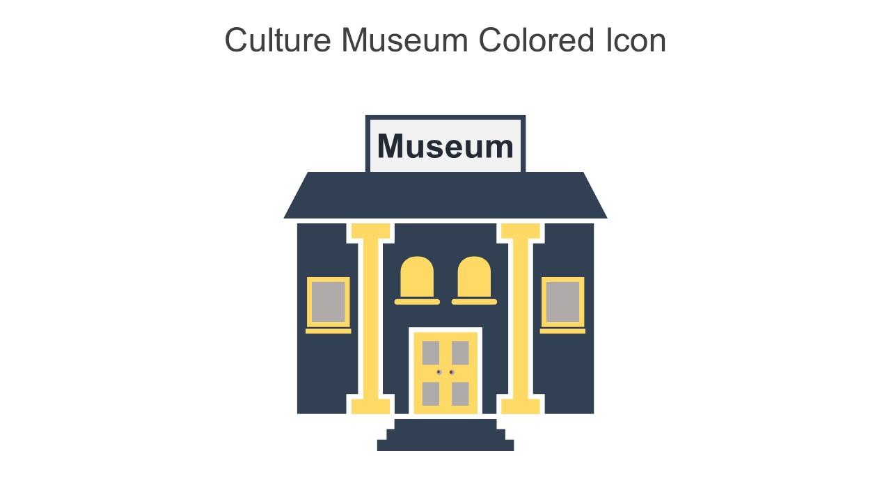 Culture Museum Colored Icon In Powerpoint Pptx Png And Editable Eps Format