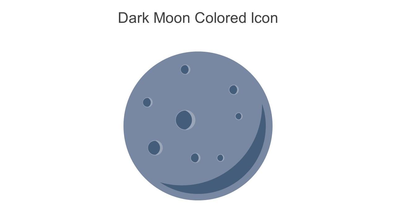 Dark Moon Colored Icon In Powerpoint Pptx Png And Editable Eps Format