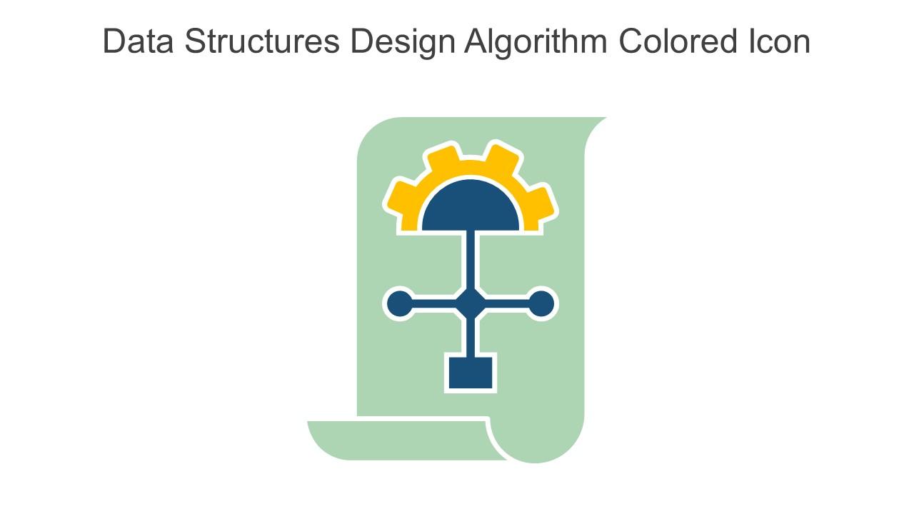 Data Structures Design Algorithm Colored Icon In Powerpoint Pptx Png And Editable Eps Format