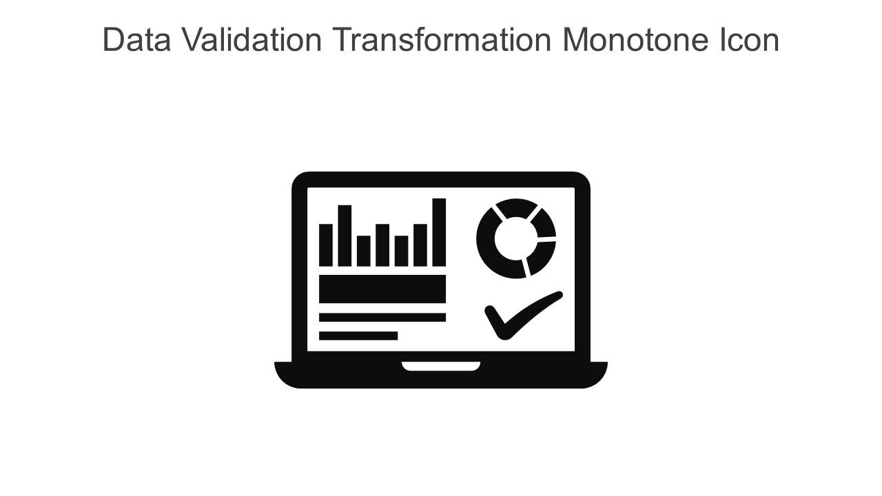 Data Validation Transformation Monotone Icon In Powerpoint Pptx Png And Editable Eps Format