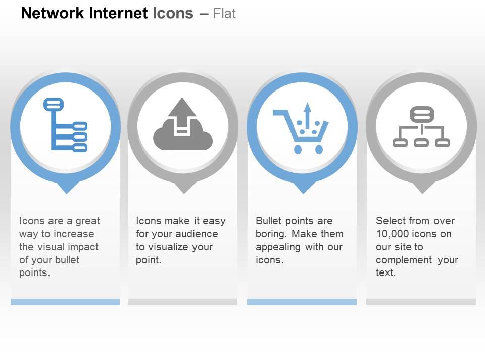 database_connection_upload_cart_network_connection_ppt_icons_graphics_Slide01