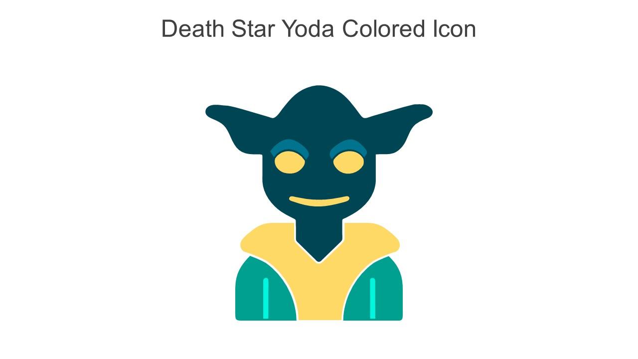 Death Star Yoda Colored Icon In Powerpoint Pptx Png And Editable Eps Format
