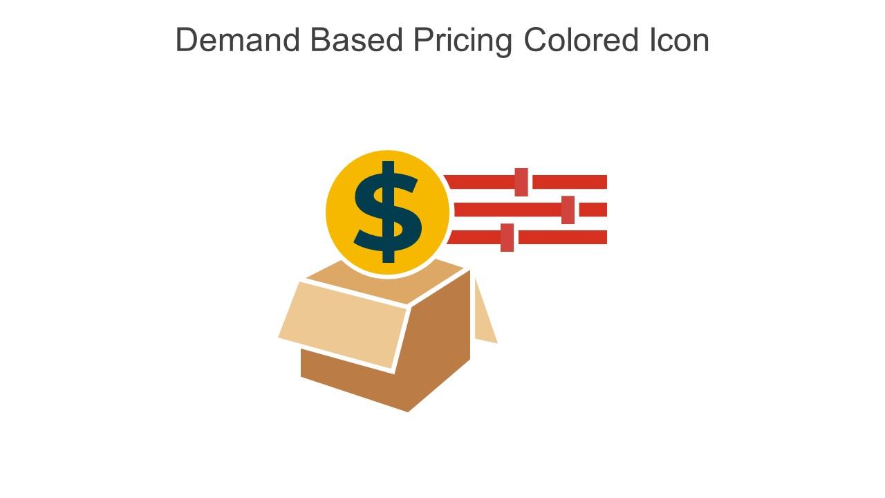 Demand Based Pricing Colored Icon In Powerpoint Pptx Png And Editable Eps Format