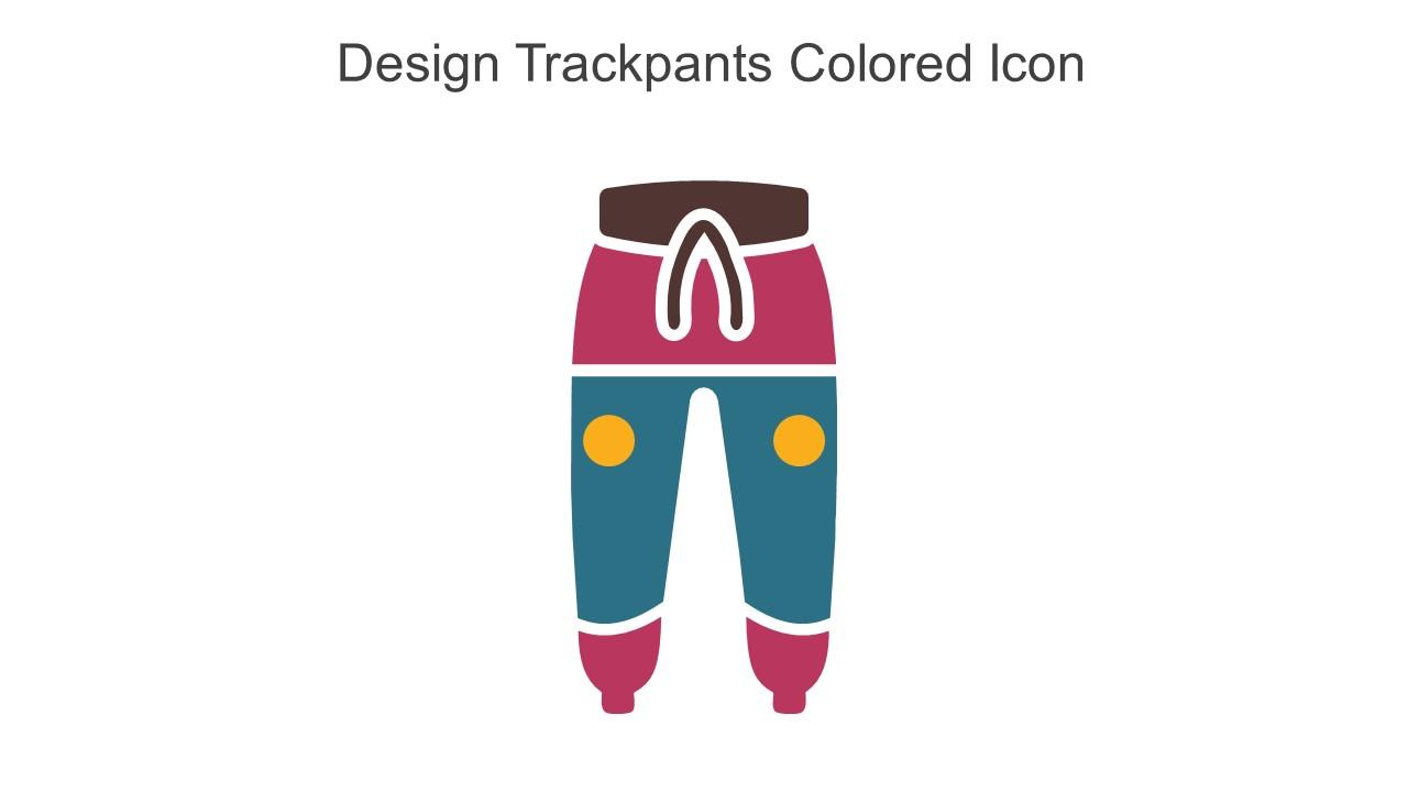 Design Trackpants Colored Icon In Powerpoint Pptx Png And Editable Eps Format