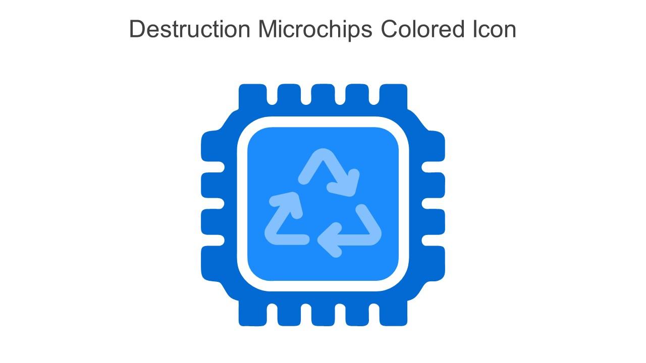 Destruction Microchips Colored Icon In Powerpoint Pptx Png And Editable Eps Format