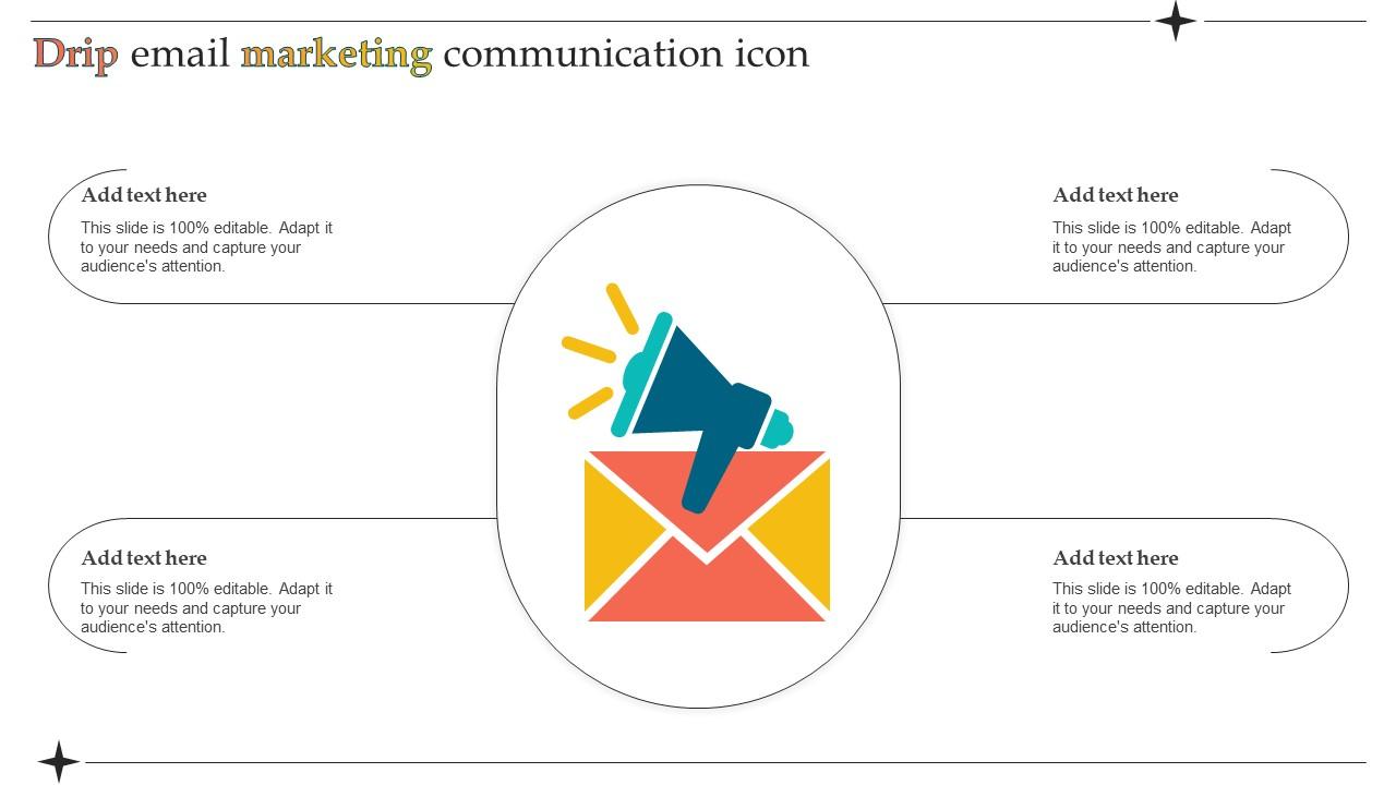 Drip Email Marketing Communication Icon