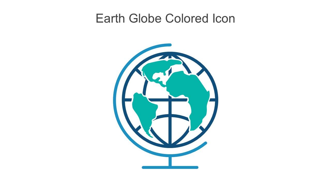 Earth Globe Colored Icon