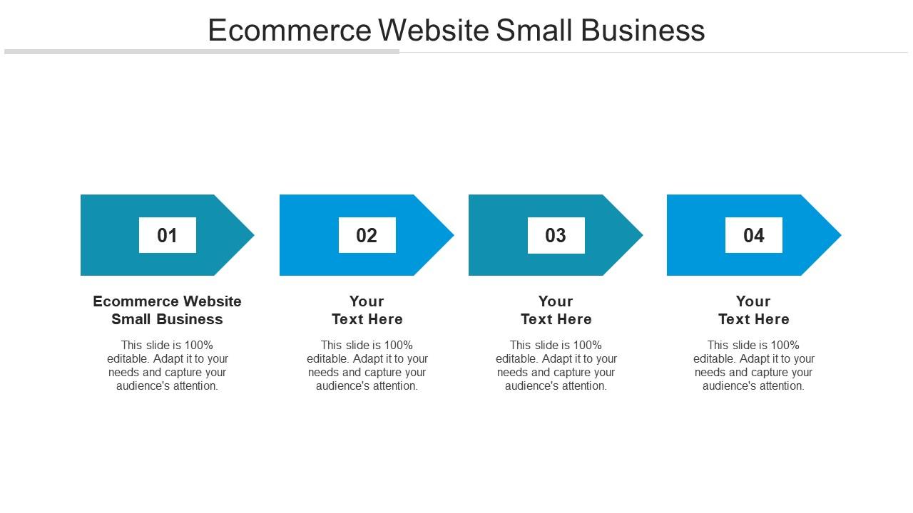 Ecommerce website small business ppt powerpoint presentation slides icons cpb