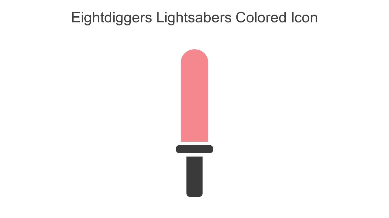 Eightdiggers Lightsabers Colored Icon In Powerpoint Pptx Png And Editable Eps Format