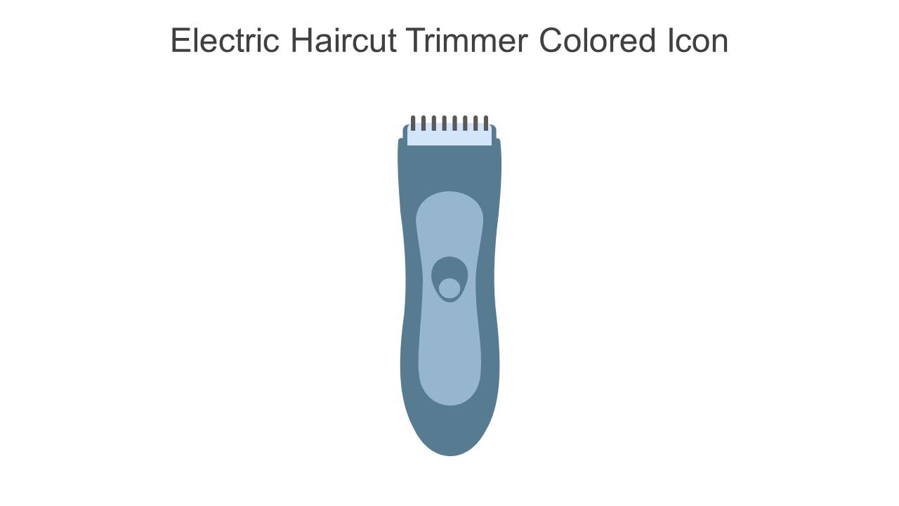Electric Haircut Trimmer Colored Icon In Powerpoint Pptx Png And Editable Eps Format