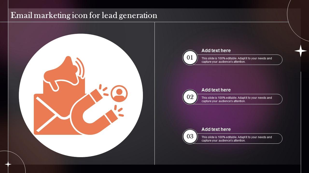 Email Marketing Icon For Lead Generation