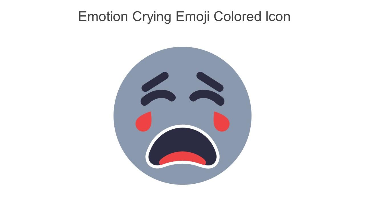 Emotion Crying Emoji Colored Icon In Powerpoint Pptx Png And Editable Eps Format