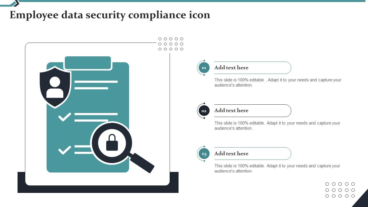 Employee Data Security Compliance Icon