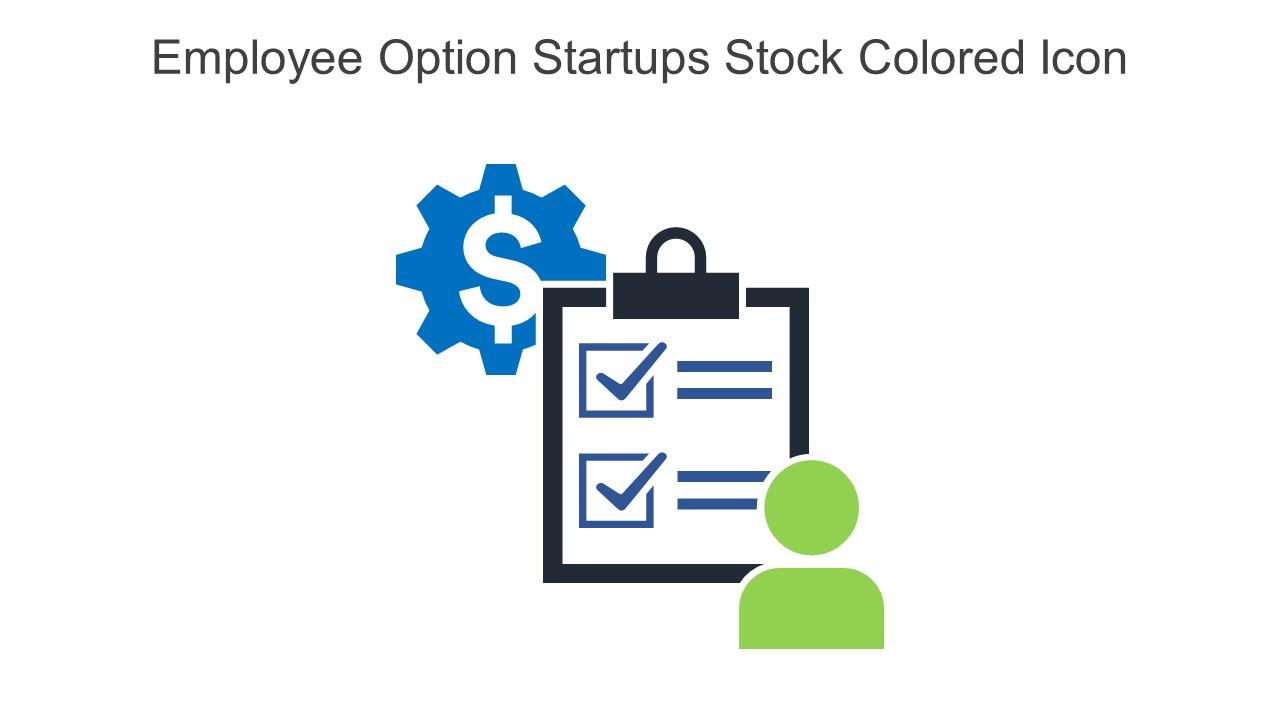 Employee Option Startups Stock Colored Icon In Powerpoint Pptx Png And Editable Eps Format