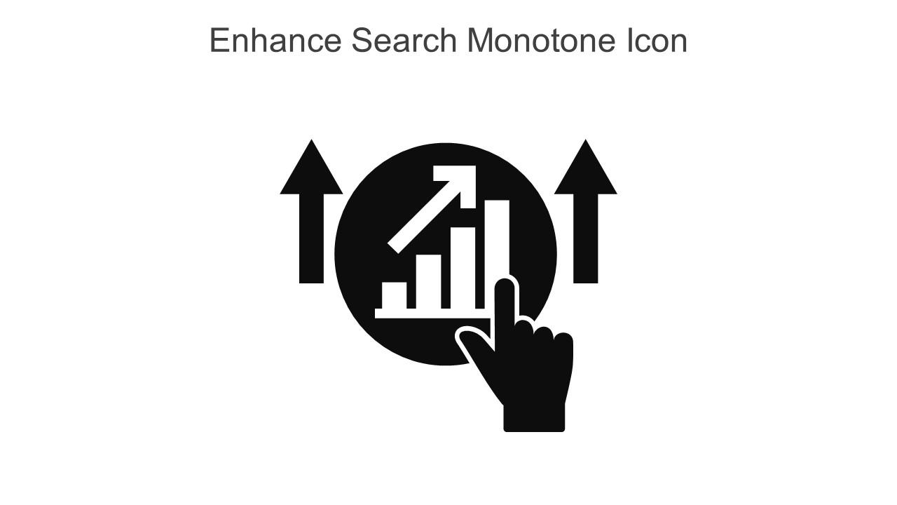 Enhance Search Monotone Icon In Powerpoint Pptx Png And Editable Eps Format
