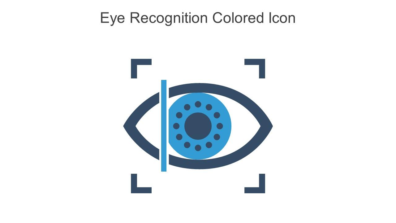 Eye Recognition Colored Icon In Powerpoint Pptx Png And Editable Eps Format