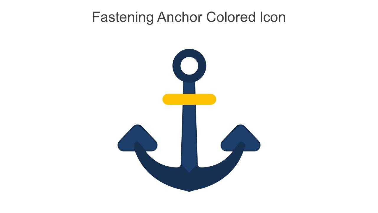 Fastening Anchor Colored Icon In Powerpoint Pptx Png And Editable Eps Format