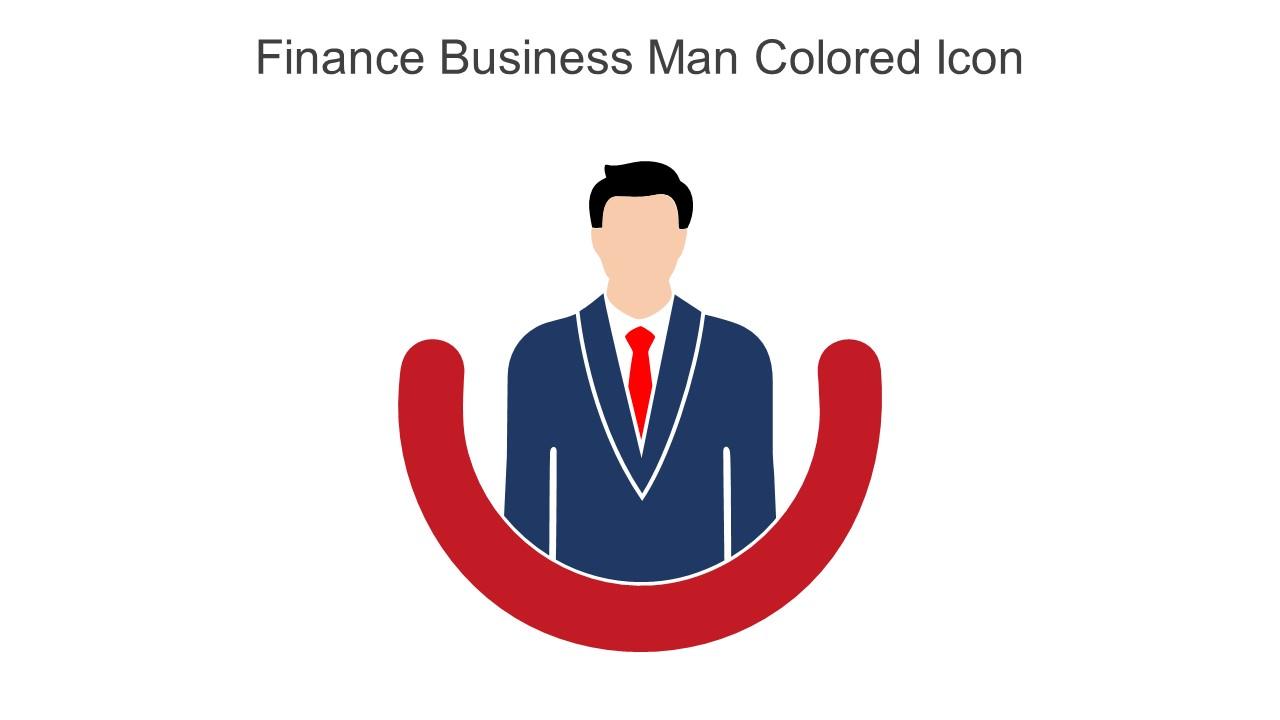 Finance Business Man Colored Icon In Powerpoint Pptx Png And Editable Eps Format