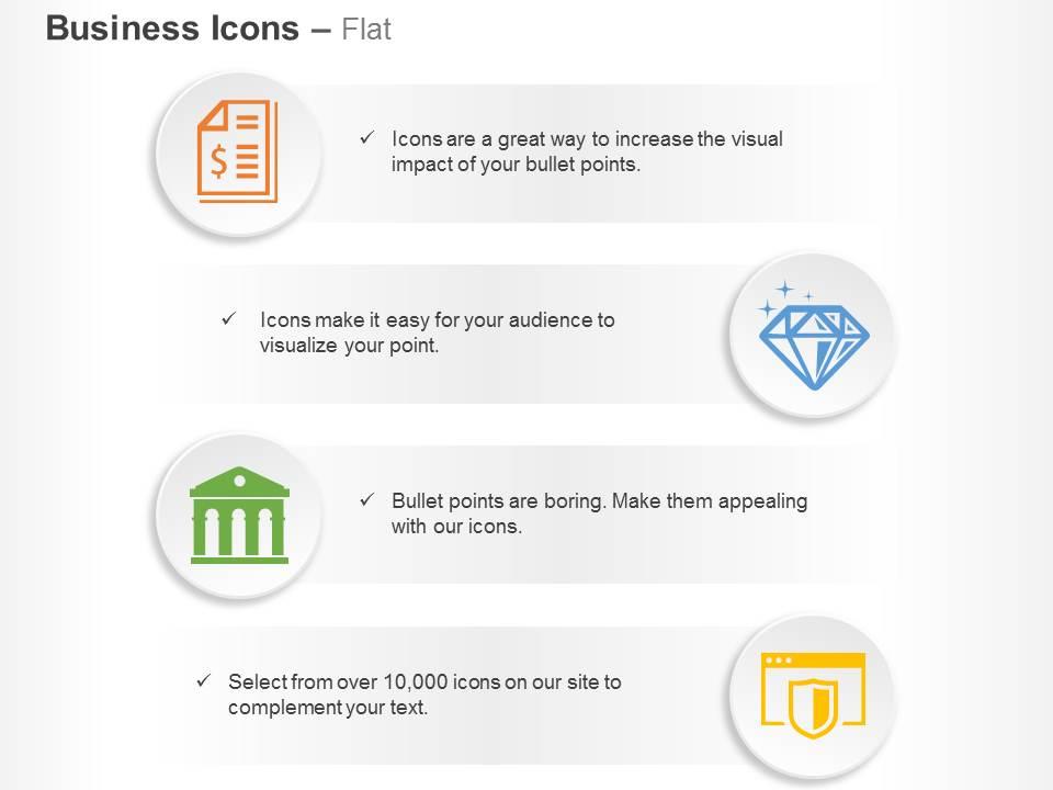 financial_report_diamond_bank_financial_safety_ppt_icons_graphics_Slide01